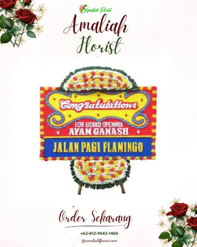 Bunga Papan Congratulation di Merak